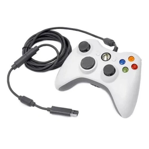Геймпад проводной для XBOX360 (Aqua Print) Дубликат[XBOX 360]